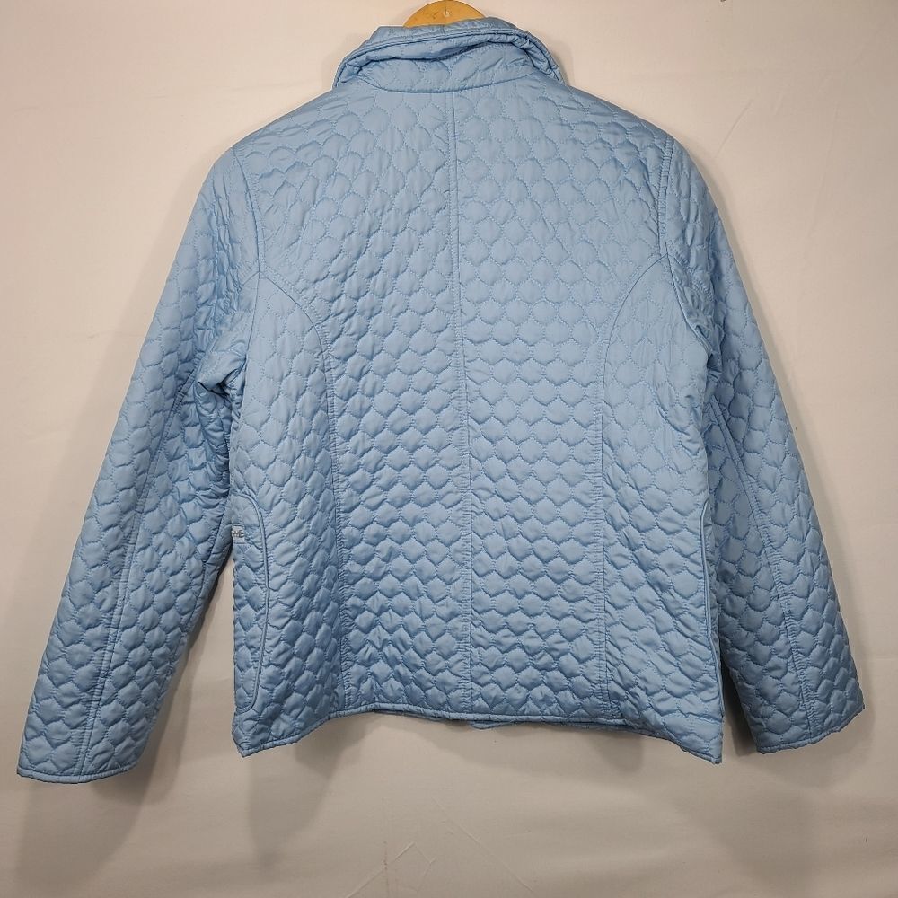 MARCELLE RENEE ACTIVE Baby Blue Puffer Jacket - Picture 5 of 10